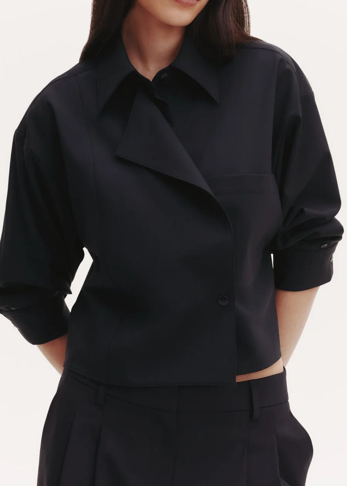 TWP Next Chapter Ultrafine Stretch Top - Midnight