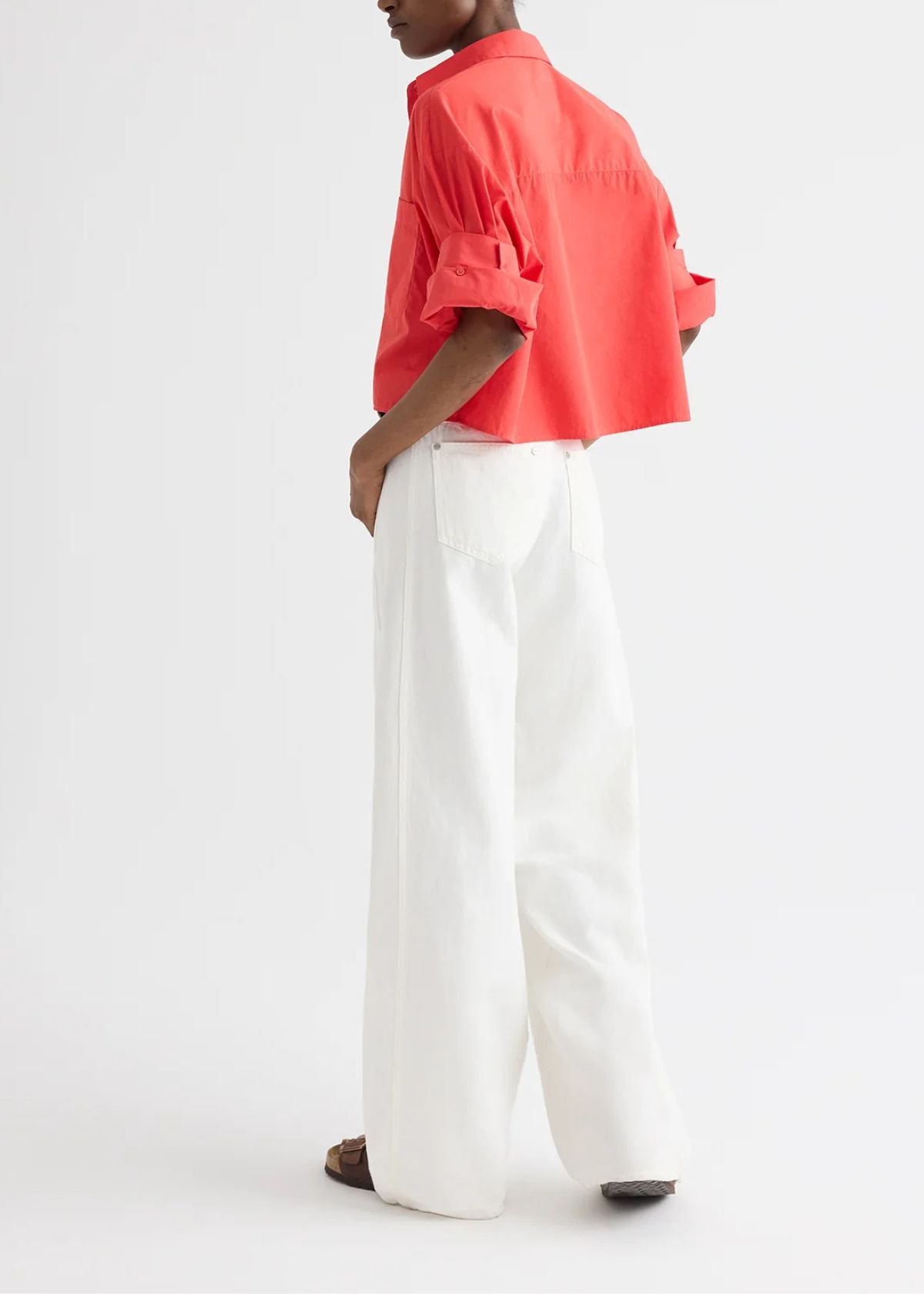 TWP Next Ex Superfine Cotton Top - Tomato