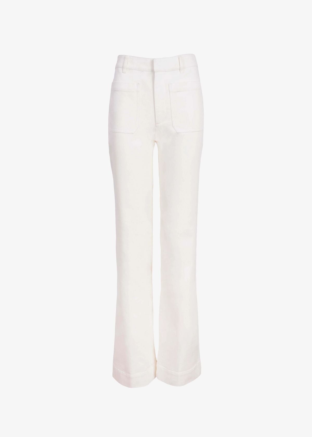 TANYA TAYLOR Nicole Denim Pant - Chalk