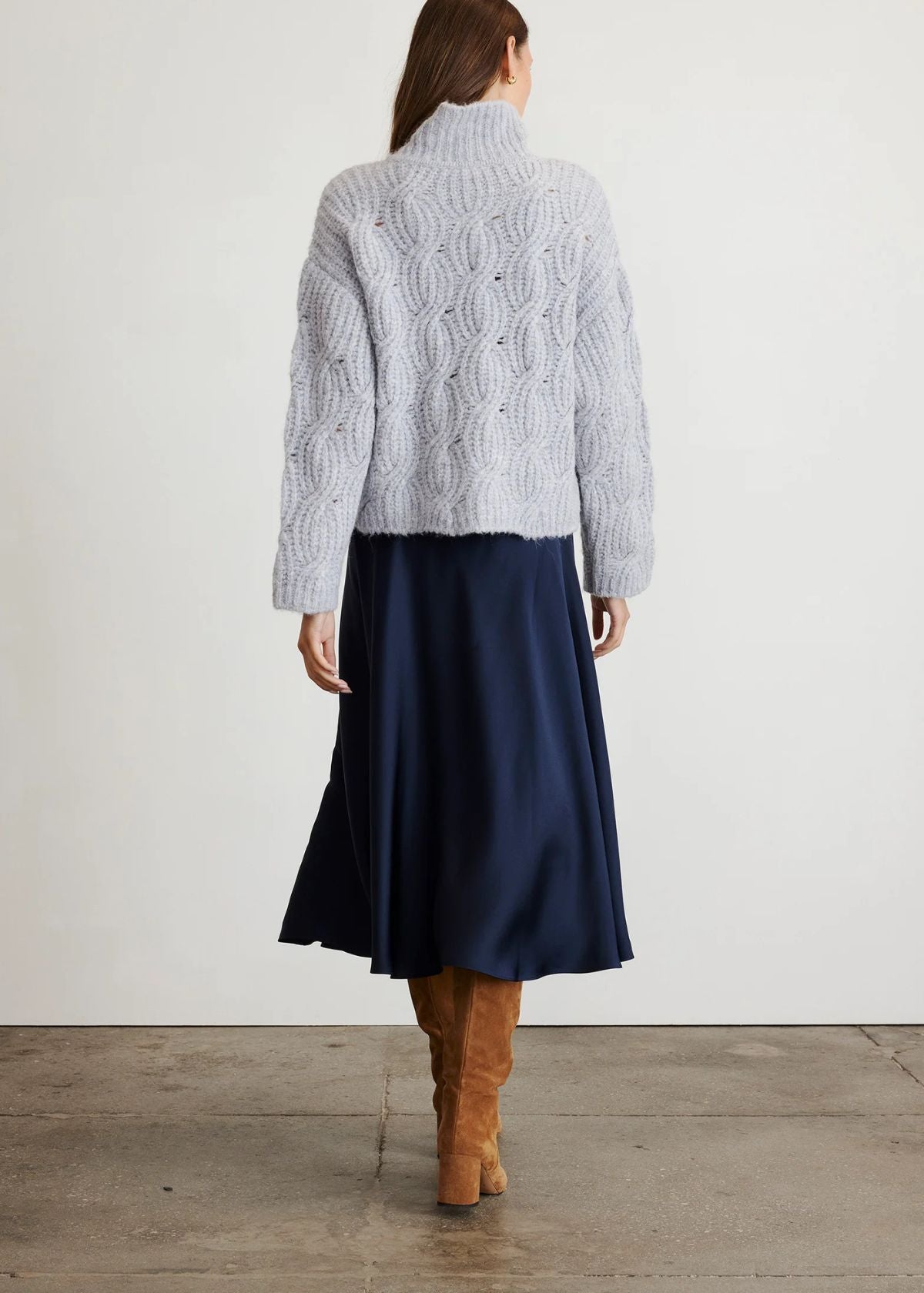 TANYA TAYLOR Opaline Sweater - Grey Sky
