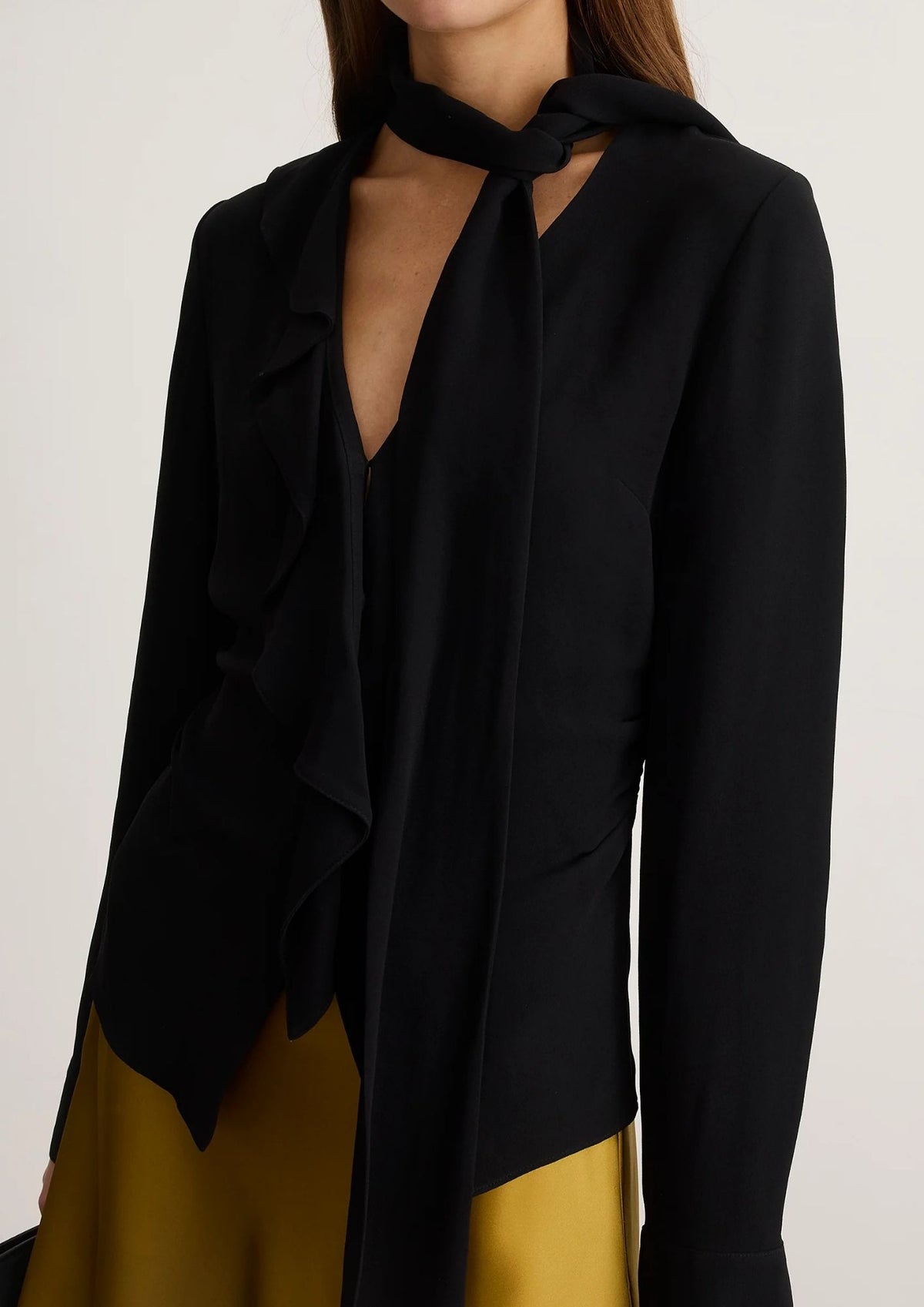 TANYA TAYLOR Amelia Top - Black