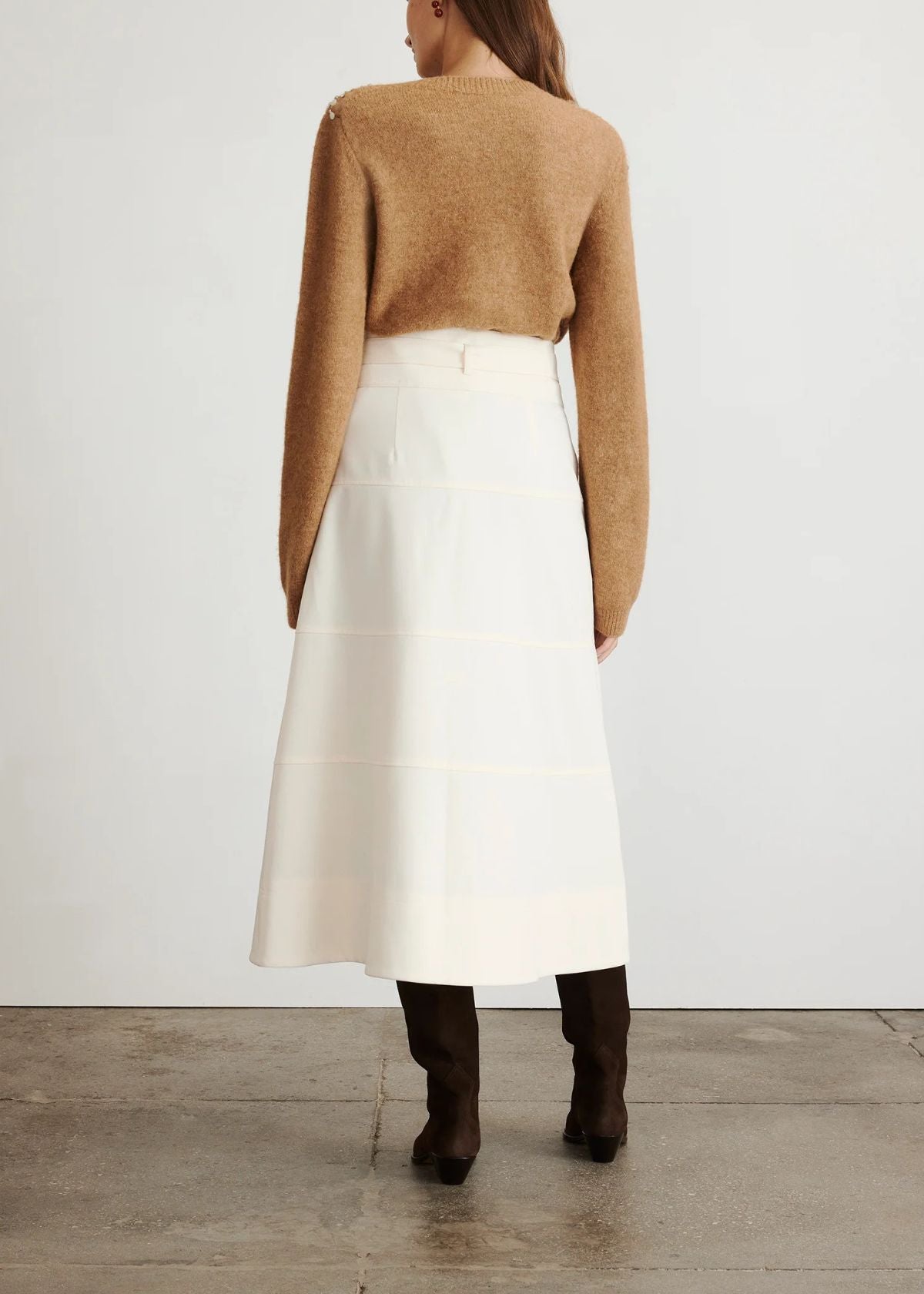 TANYA TAYLOR Lexia Embellished Sweater - Camel