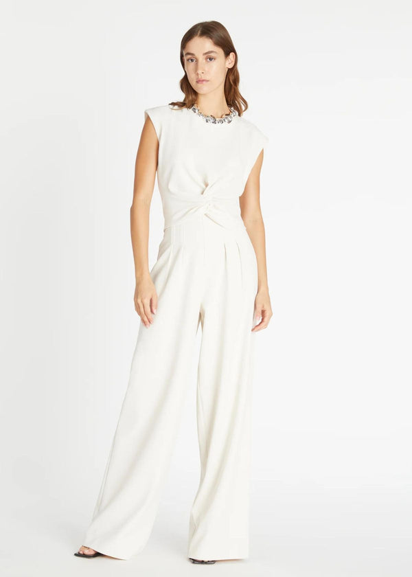 TANYA TAYLOR Rosalie Top - Cream