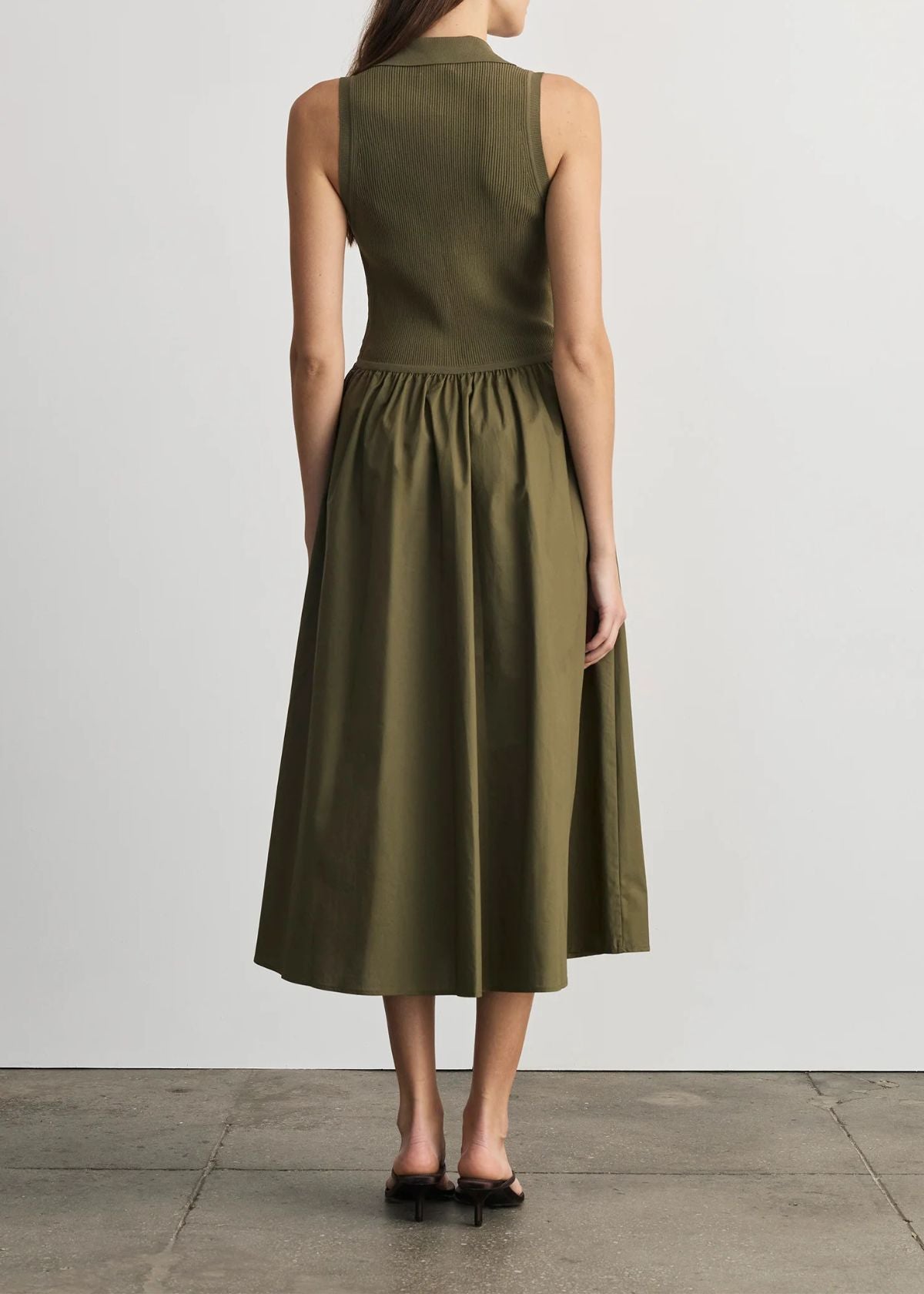 TANYA TAYLOR Bess Midi Dress - Fern