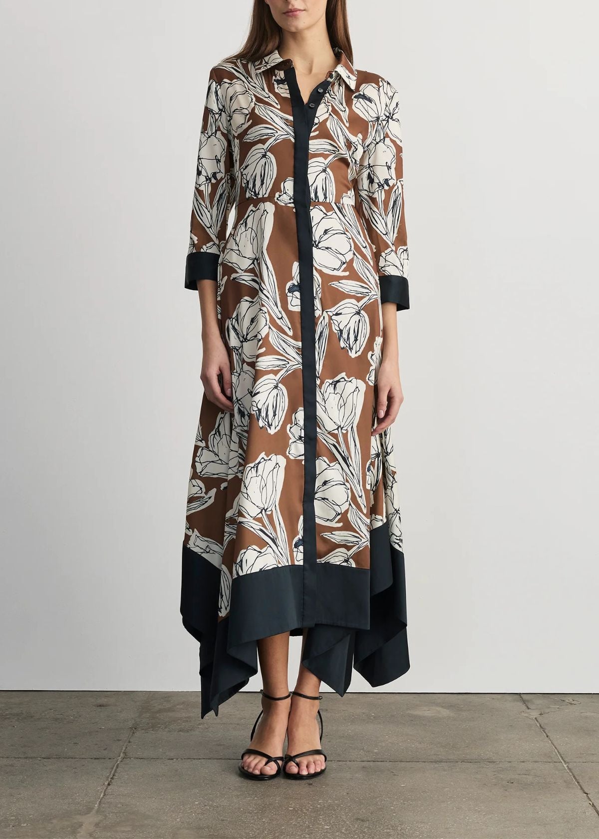 TANYA TAYLOR Selene Shirt Dress - Acorn