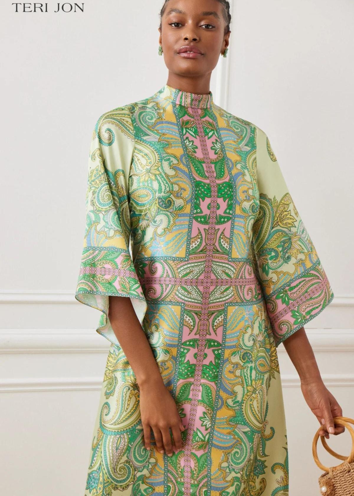 Paisley pattern dress best sale