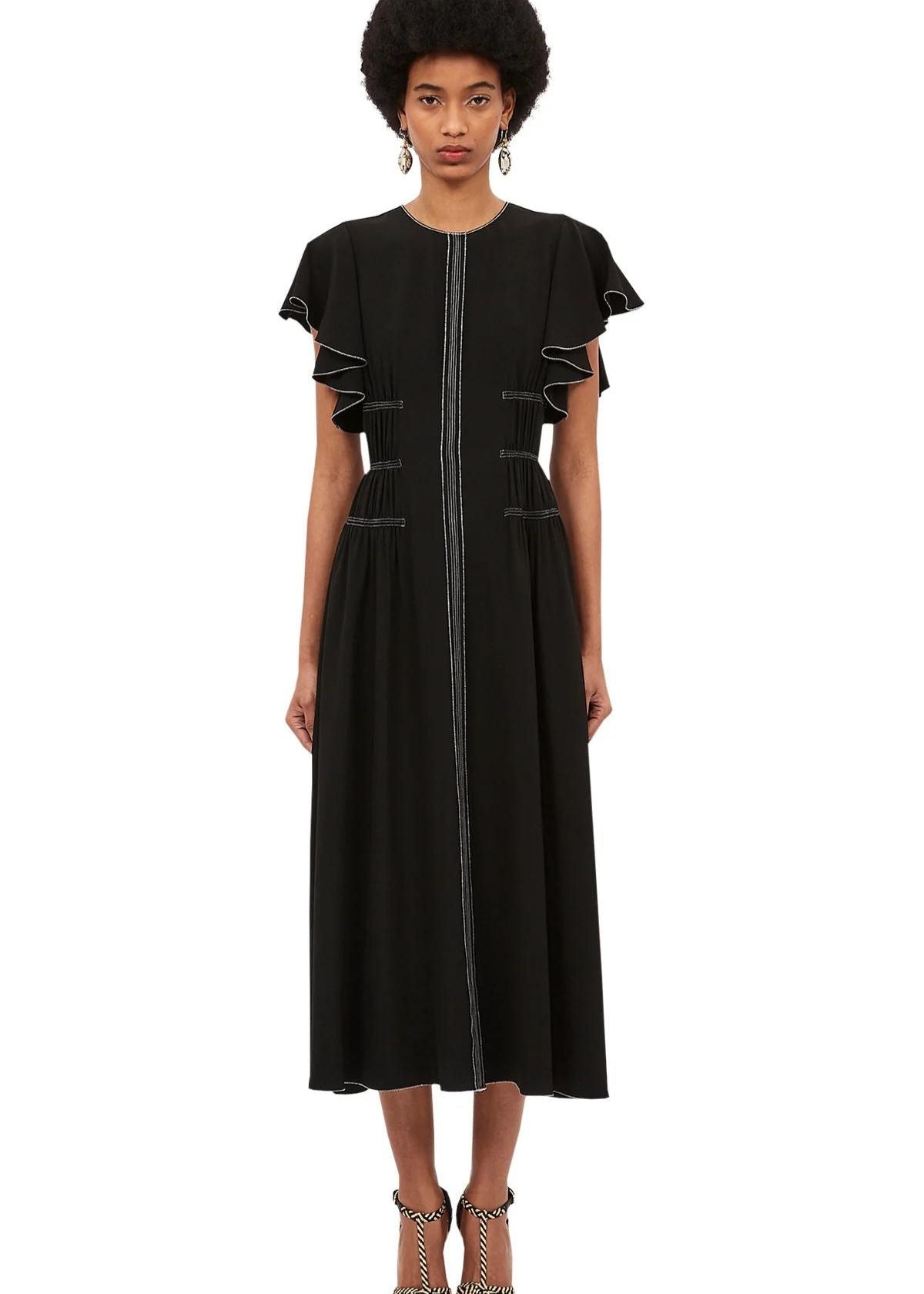 ULLA JOHNSON Anais Dress - Black