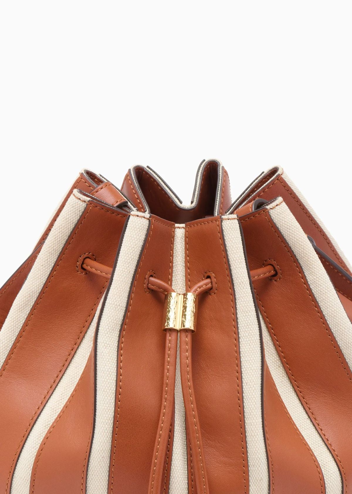 ULLA JOHNSON Alma Everyday Bucket Handbag - Sierra Stripe