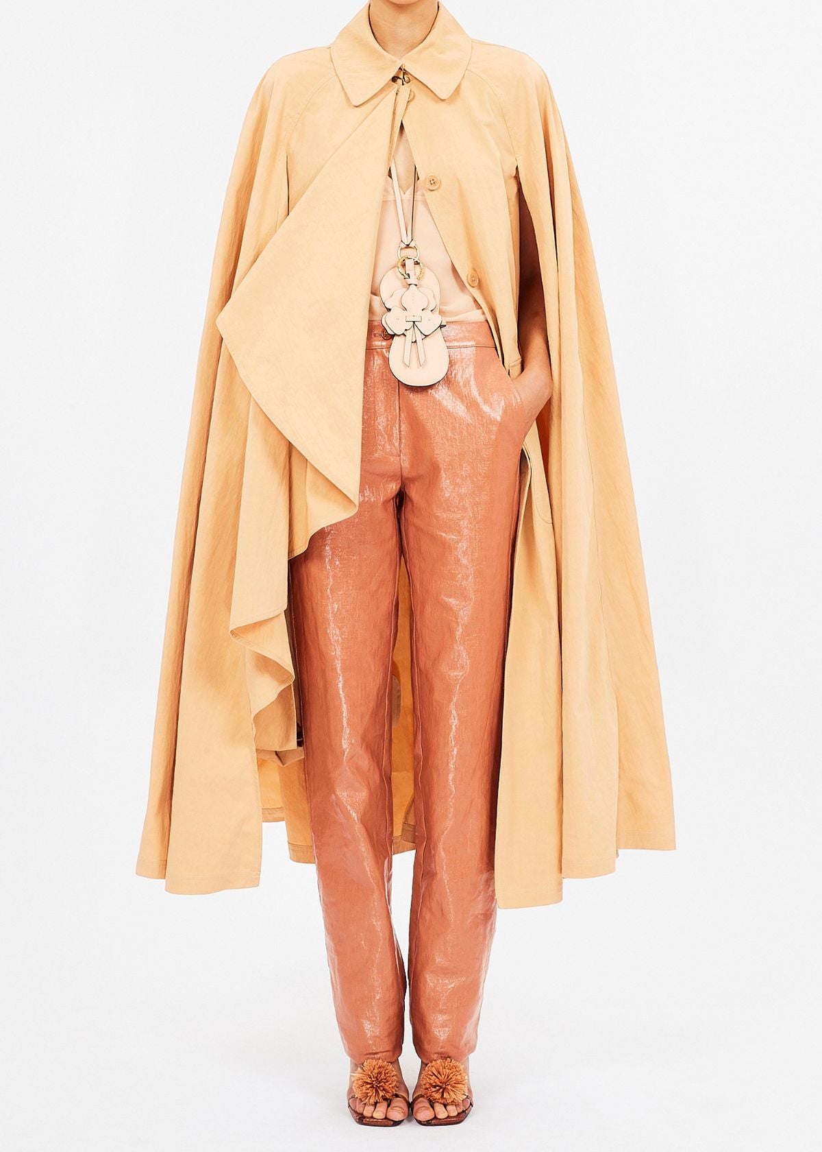 ULLA JOHNSON Cecille Coat - Desert Khaki