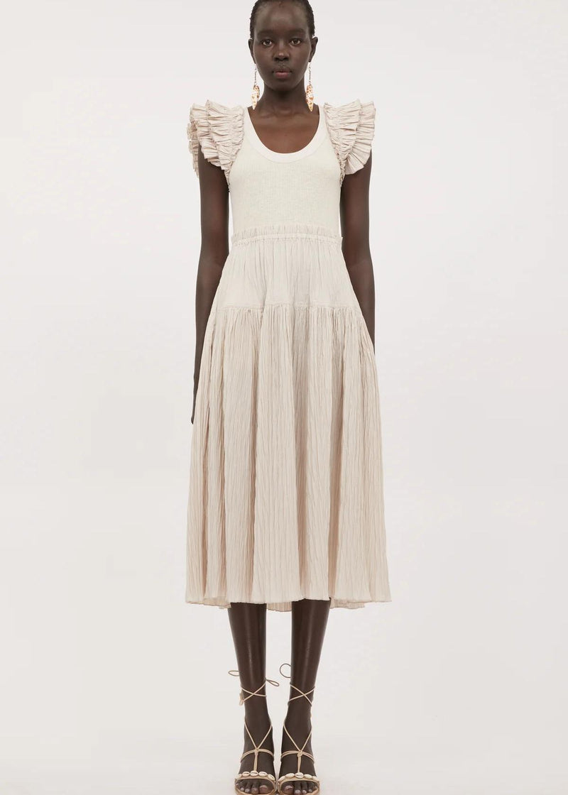 ULLA JOHNSON Virginia Dress - Cobblestone
