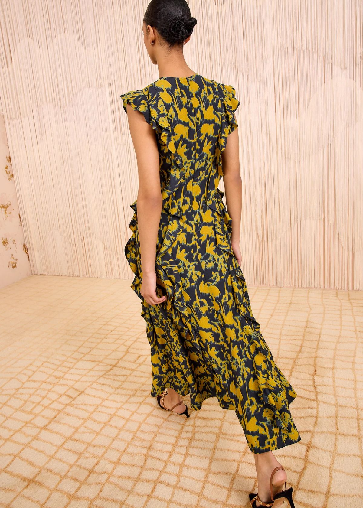 ULLA JOHNSON Flo Sleeveless Midi Dress - Verdite