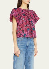ULLA JOHNSON Flo Top - Snapdragon