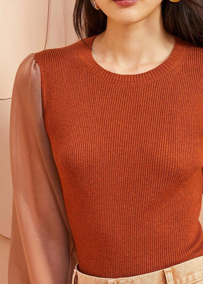 ULLA JOHNSON Sabrina Pullover - Redwood