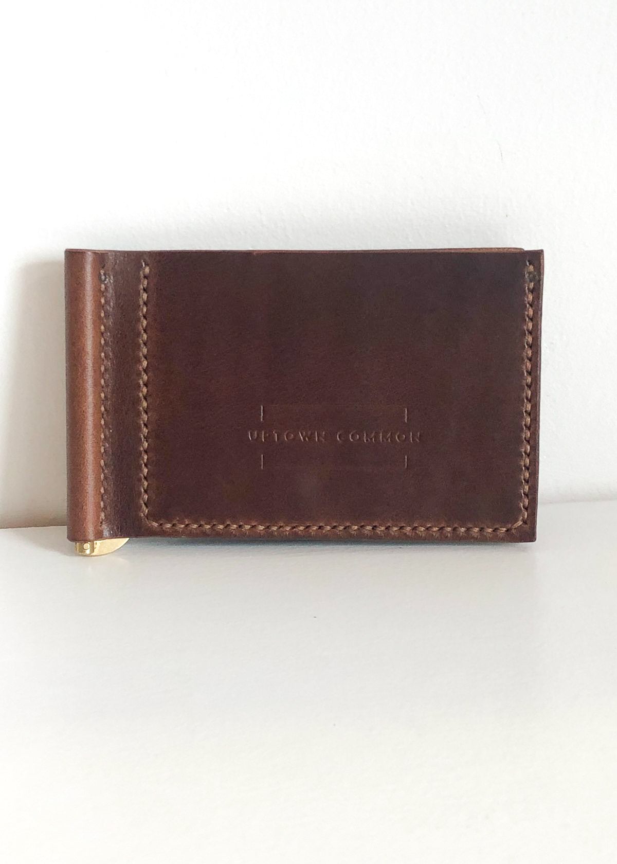 UPTOWN COMMON Money Clip Wallet - Cajun/Brass