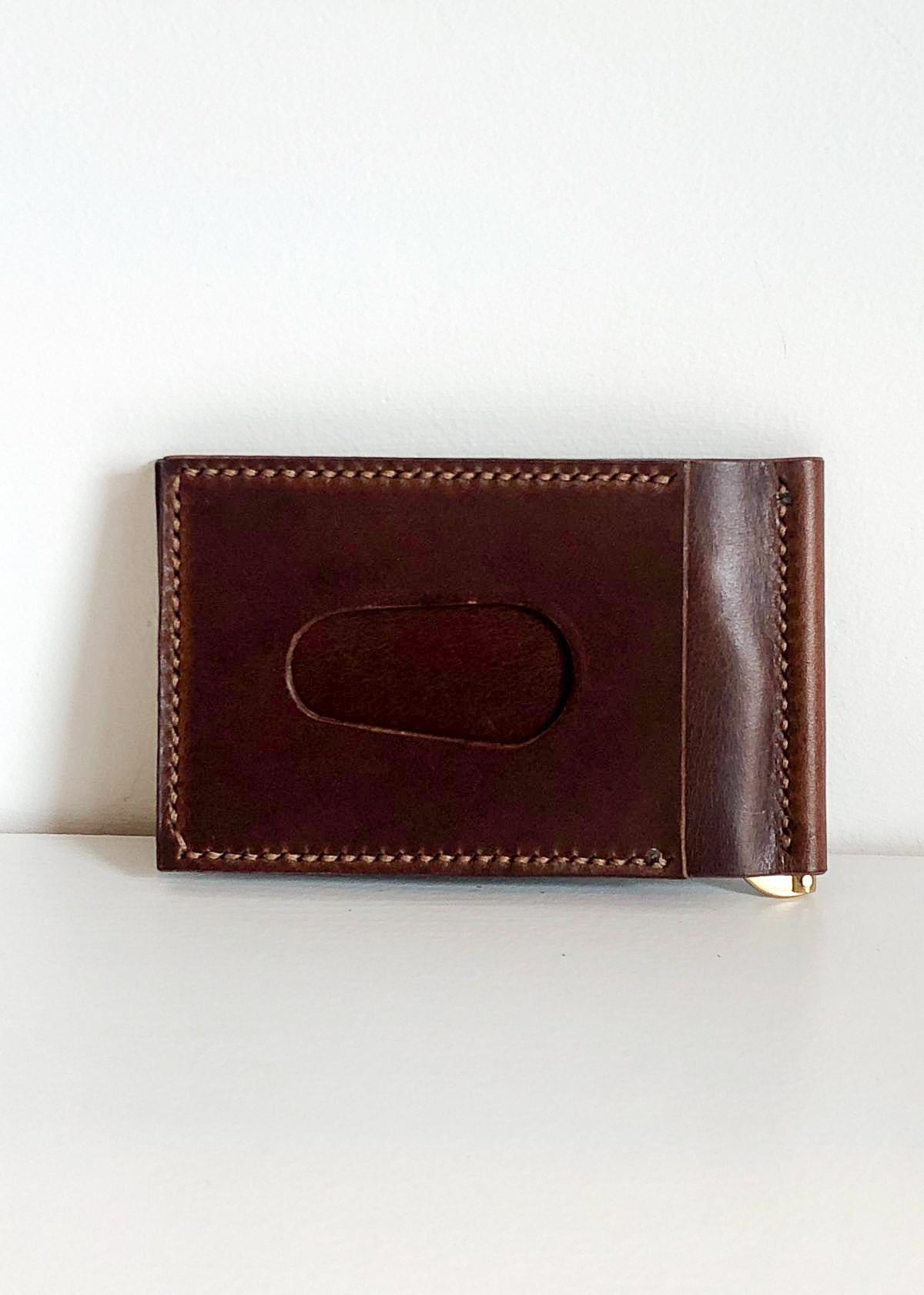 UPTOWN COMMON Money Clip Wallet - Cajun/Brass