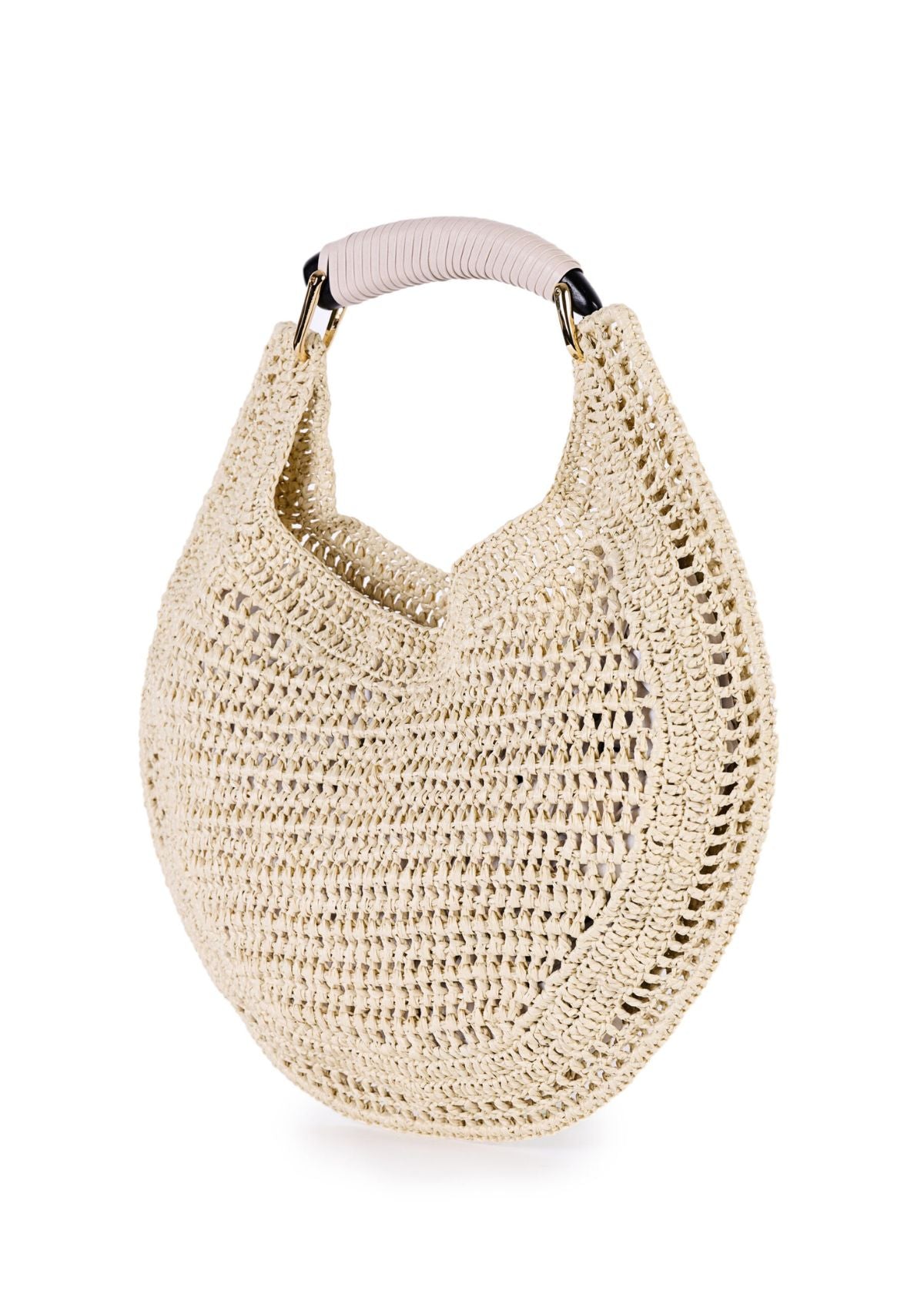 VIAMAILBAG Dana Crochet Handbag - Ivory