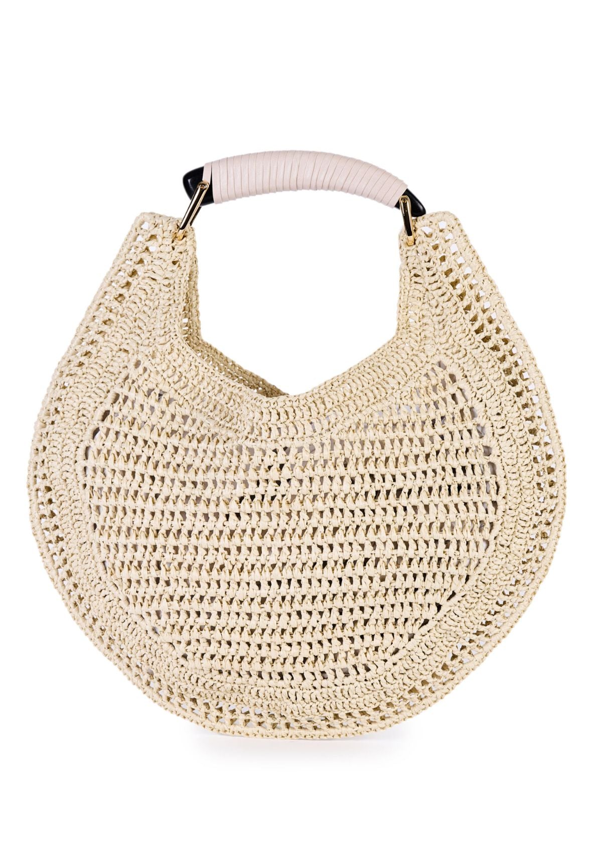 VIAMAILBAG Dana Crochet Handbag - Ivory