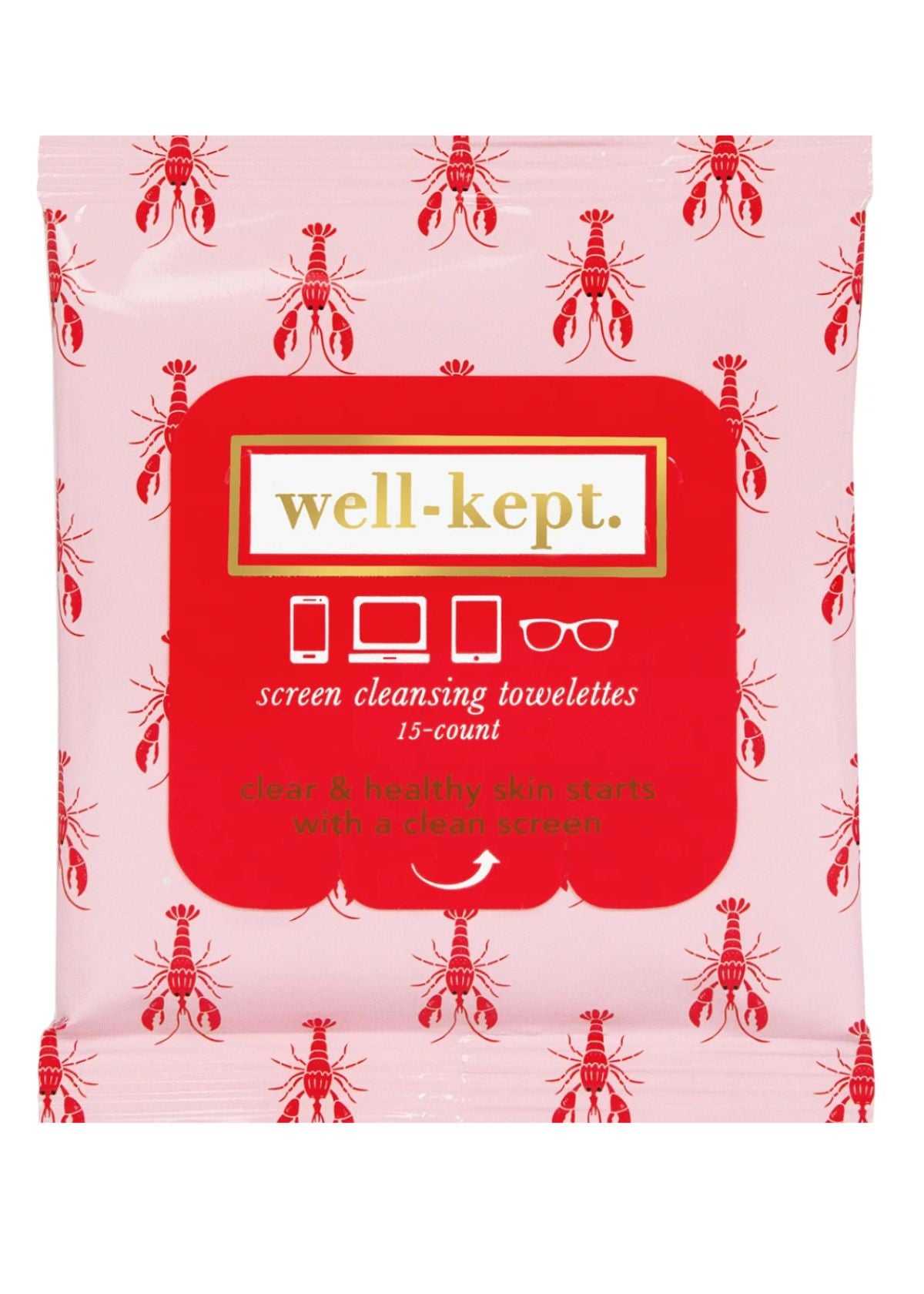 WELL-KEPT Screen Cleansing Towelettes - Lobsterfest