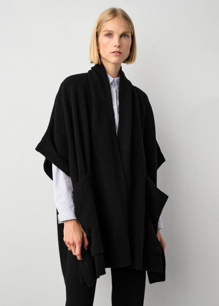 WRYHT/SAHARA SQUARE したっ PONCHO(BLACK) 