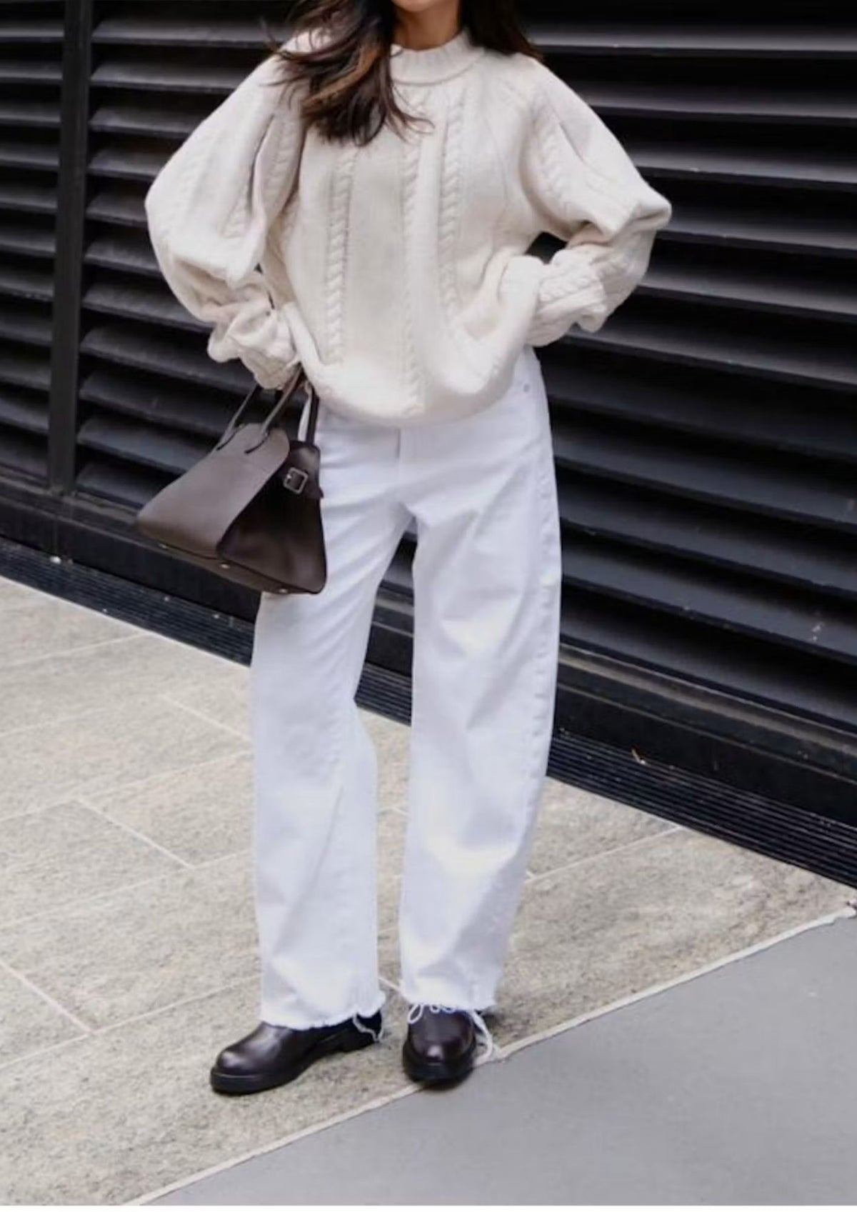 WHITE + WARREN Cashmere Blend Raglan Sweater - Ivory