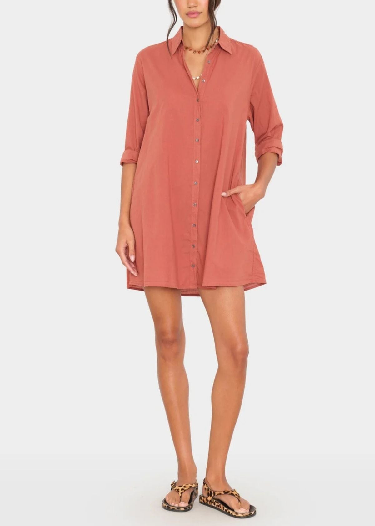 Xirena Bobby Dress - Cinnabar