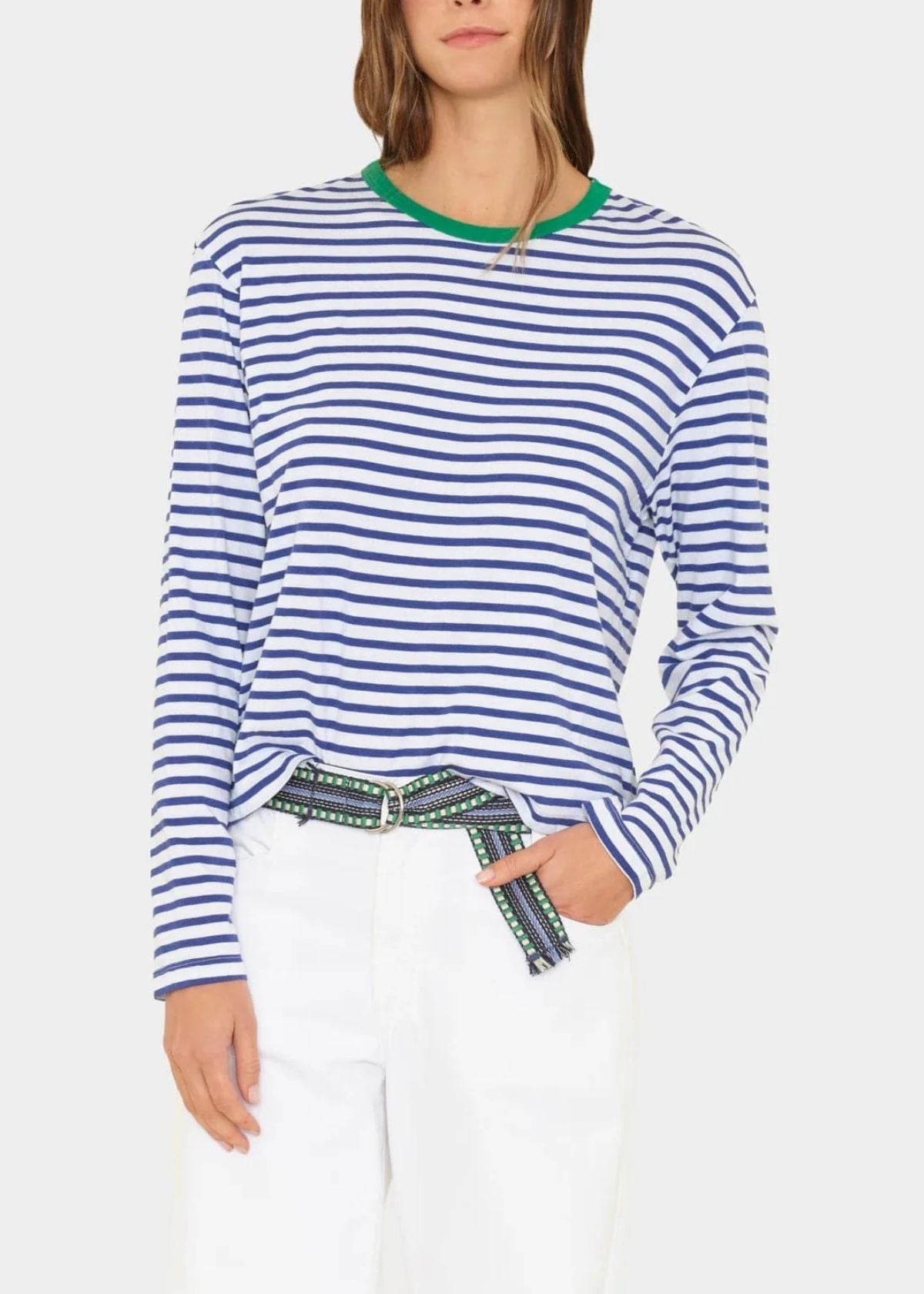 XIRENA Terrance Striped Tee - Blue Note