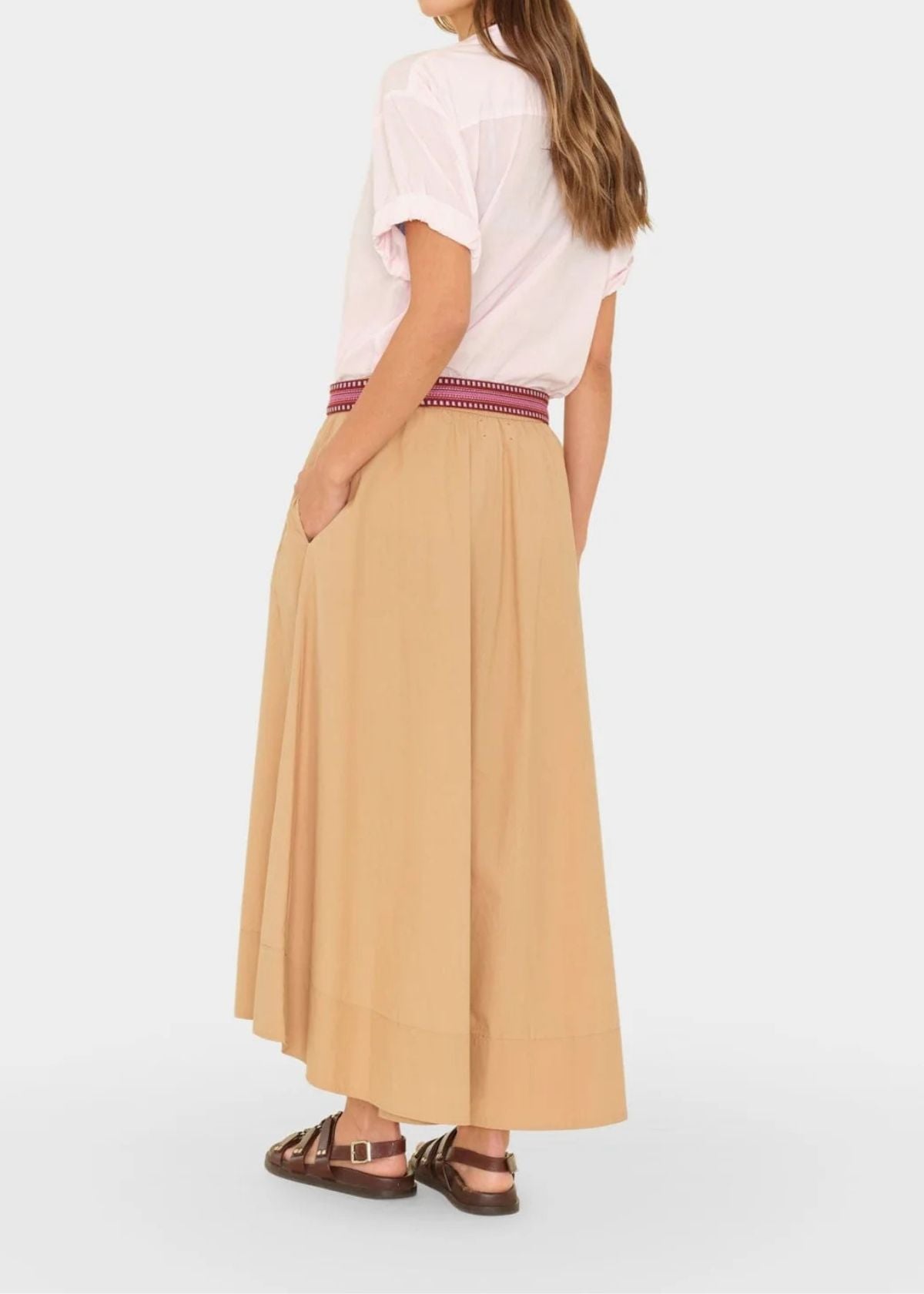 XIRENA Gwynn High Low Skirt - Twig