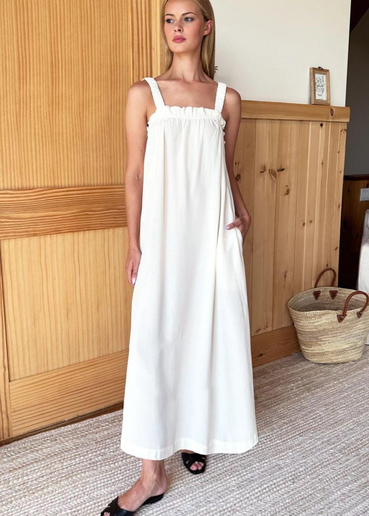 EMERSON FRY Ophelia Maxi Dress - Ivory