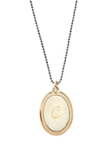JULIE COHN Oval Signet Necklace