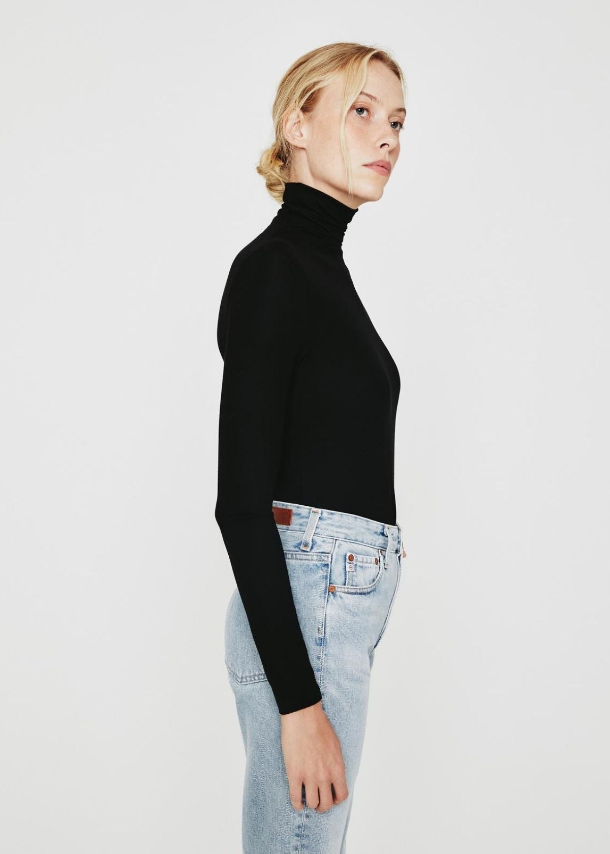 AG Chels Turtleneck in True Black