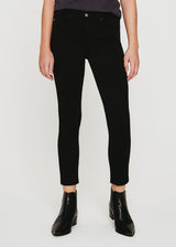 AG Prima Crop Jean in Super Black