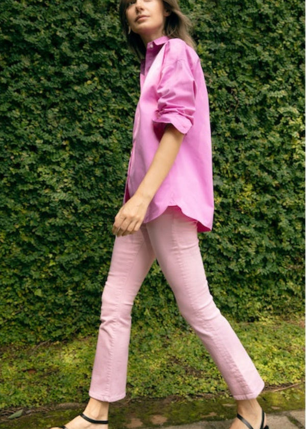 ANN MASHBURN Elle Shirt - Pink Poplin