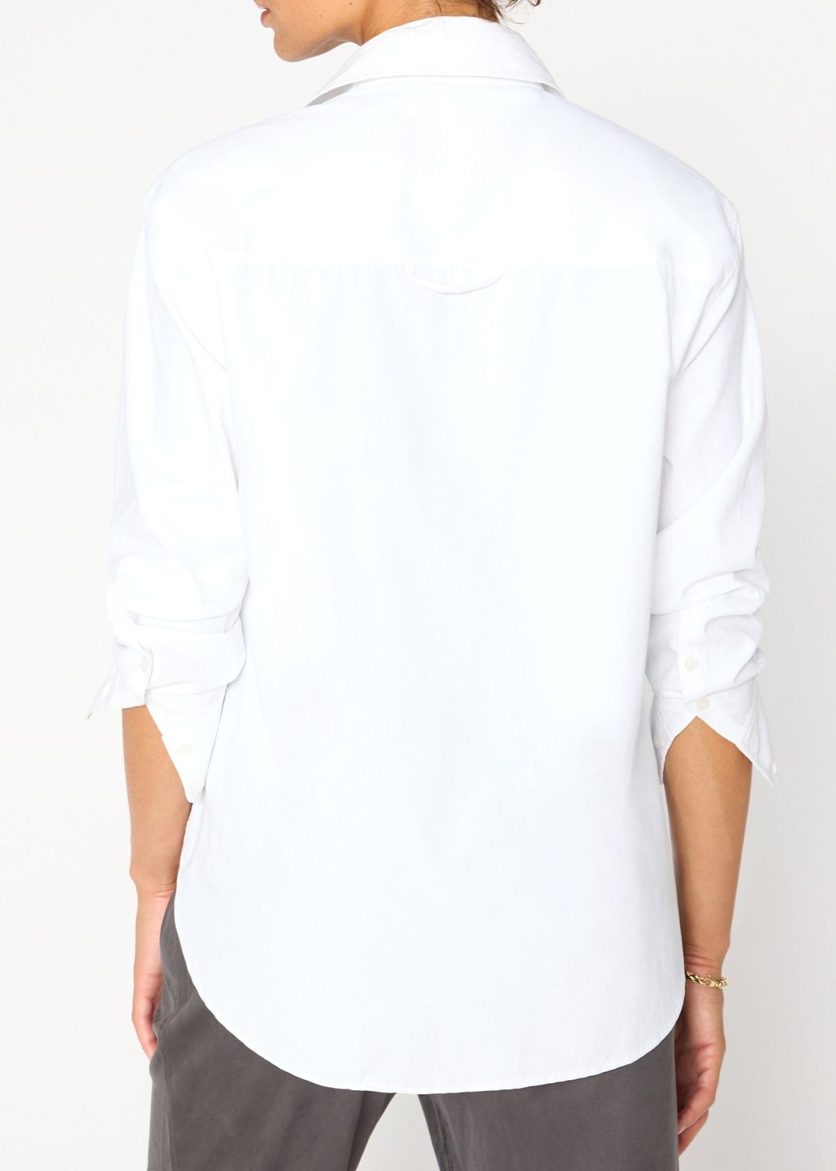 BROCHU WALKER Everyday Shirt in Salt White