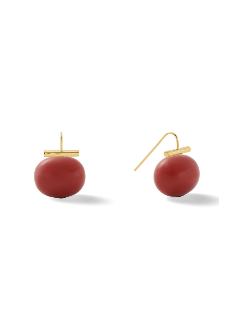 CATHERINE CANINO Classic Large Pebble Pearl Earring