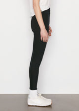 FRAME The Jetset Skinny Crop in Sheen Noir