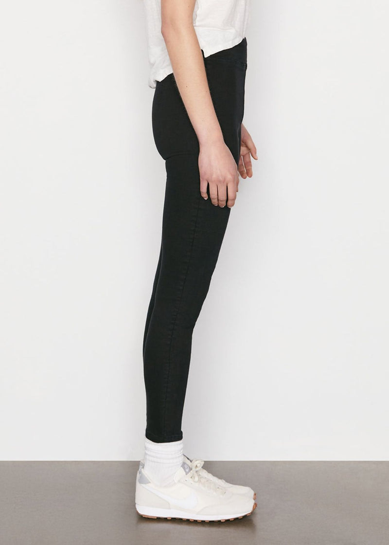 FRAME The Jetset Skinny Crop in Sheen Noir