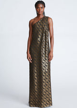 HALSTON Lexa Gown in Sequin Chiffon