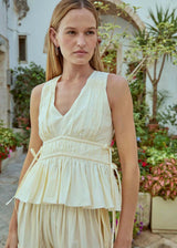 HUNTER BELL Banks Top - Papyrus