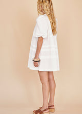 HUNTER BELL White Jenkins Mini Dress
