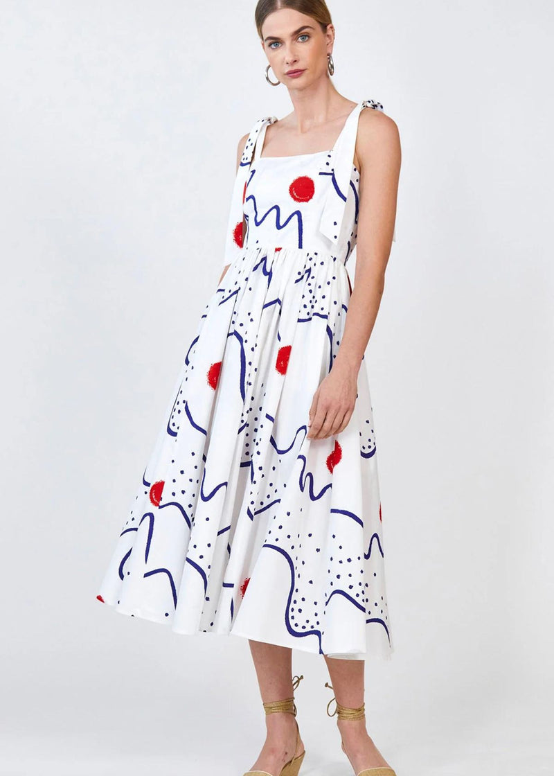 HUNTER BELL Quincy Dress - Abstract Confetti