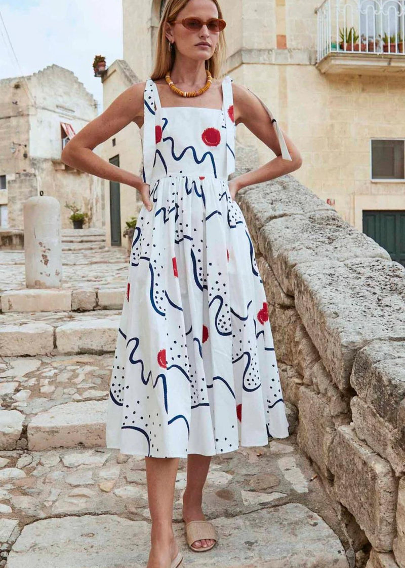 HUNTER BELL Quincy Dress - Abstract Confetti