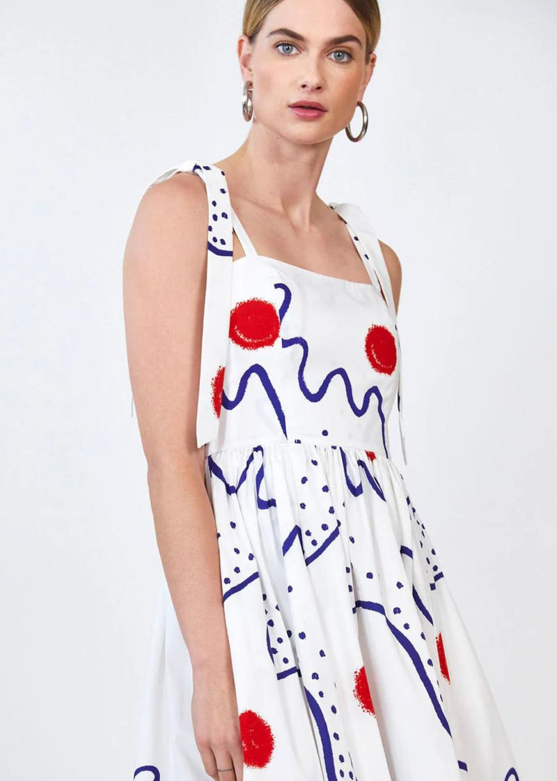 HUNTER BELL Quincy Dress - Abstract Confetti