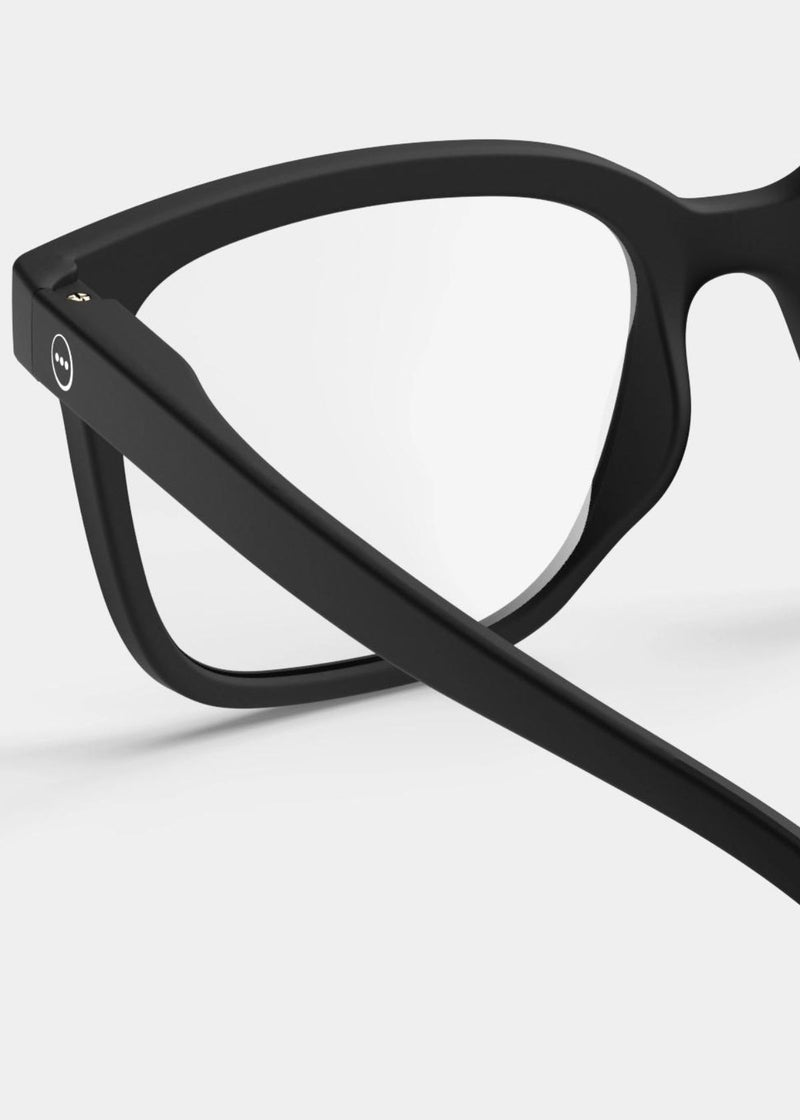 IZIPIZI Rectangular Reading Glasses in Black