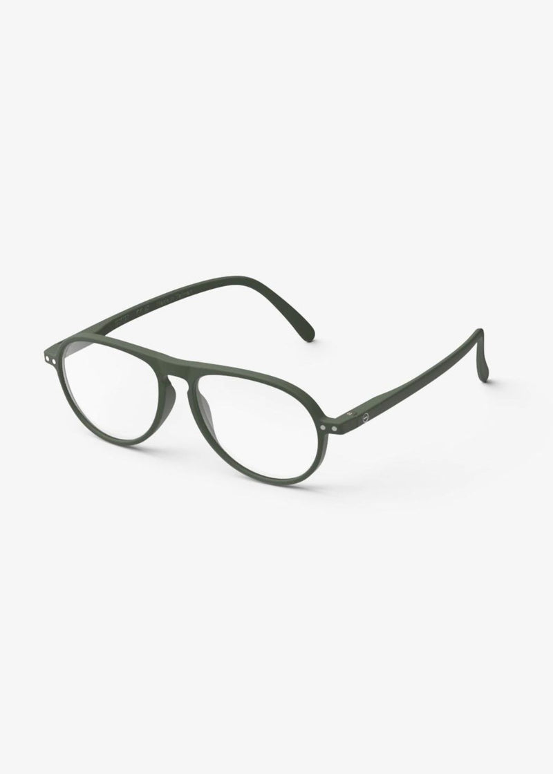 IZIPIZI Aviator Style Reading Glasses - Khaki Green