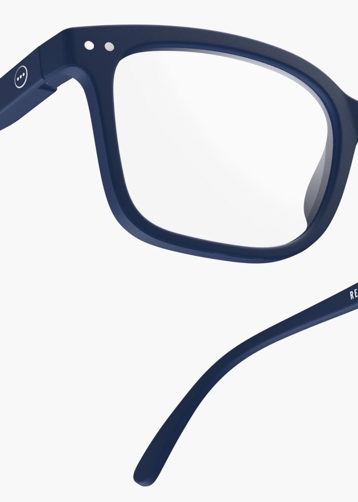 IZIPIZI Rectangular Reading Glasses #L in Navy Blue