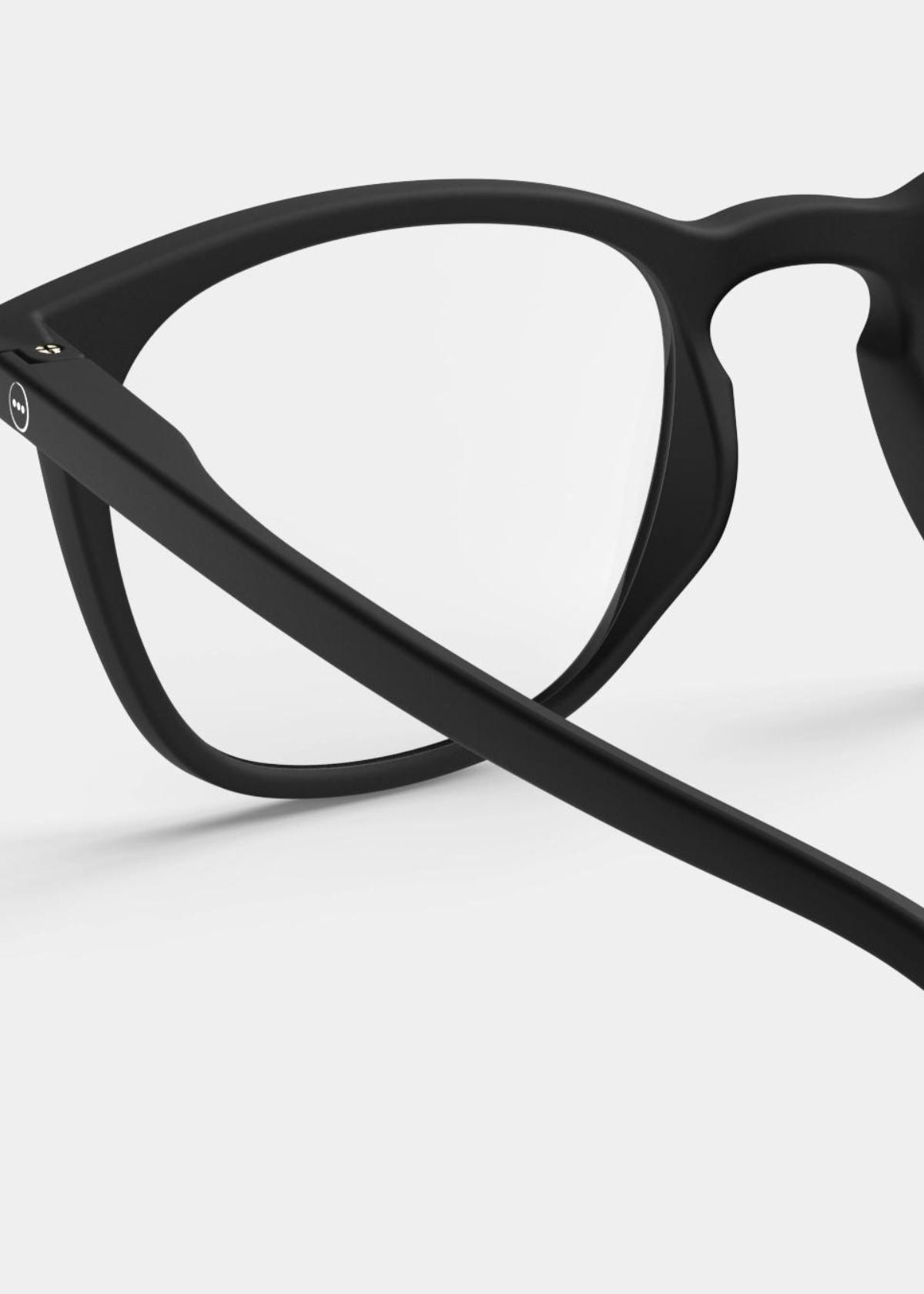 IZIPIZI Trapezium Shaped Reading Glasses #E in Black