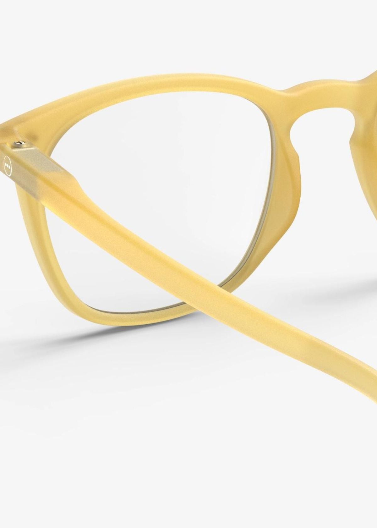 IZIPIZI Trapezoid Reading Glasses in Yellow Honey