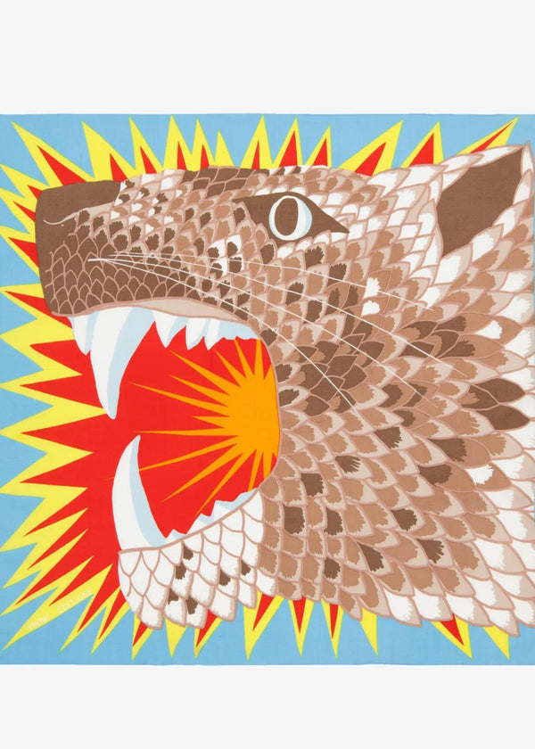 INOUI EDITIONS Neofelis Square Scarf - Brown