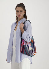 INOUI EDITIONS Toucan Scarf Bag - Emerald