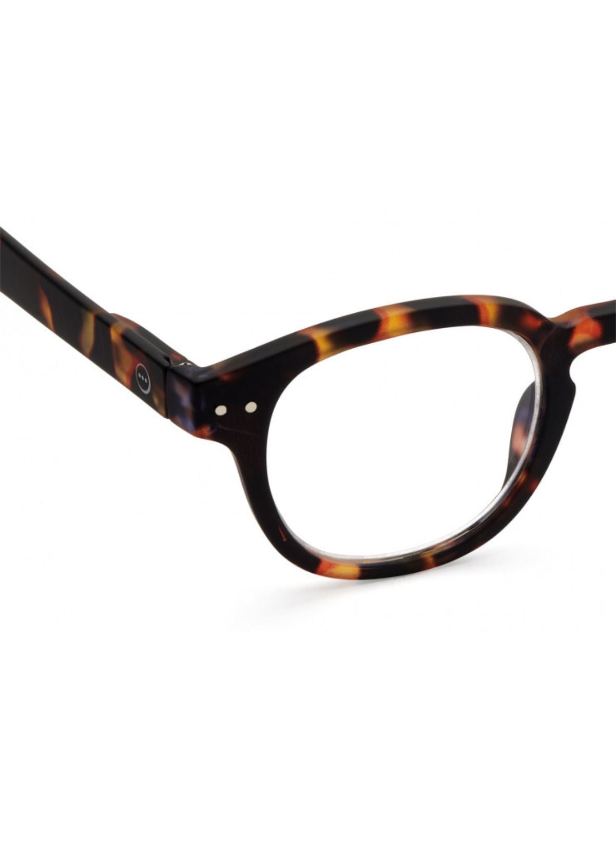 IZIPIZI #C Retro Square Reading Glasses in Tortoise